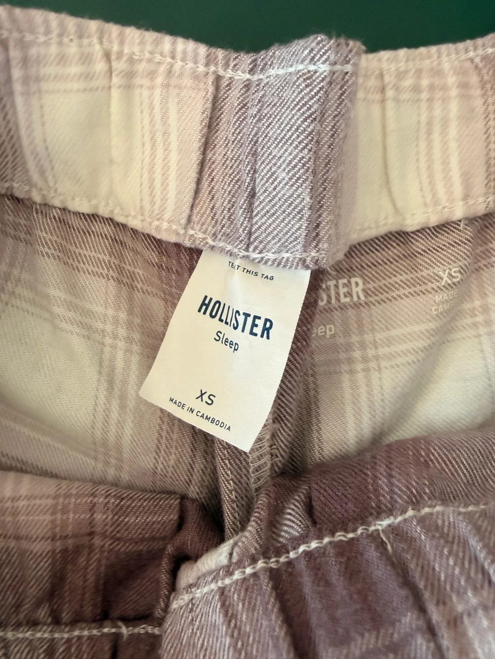 Hollister Plaid Lounge Shorts, new